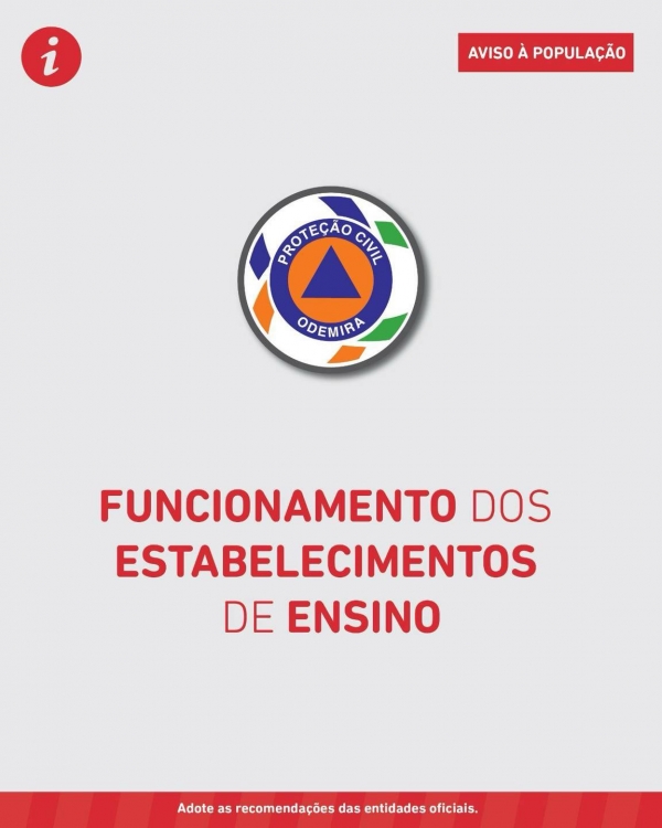 Encerramento dos Estabelecimentos Escolares - 06/02/2026
