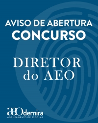 Aviso de abertura de Concurso para Diretor do AEO
