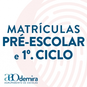 Matr&iacute;culas Pr&eacute;-escolar e 1&ordm;Ciclo