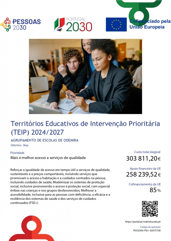 Territ&oacute;rios Educativos de Interven&ccedil;&atilde;o Priorit&aacute;ria (TEIP) 2024/2027